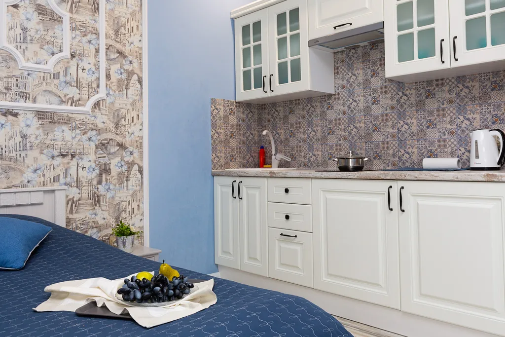 Апартамент с подсветкой в центре рядом с БЦ Высоцкий