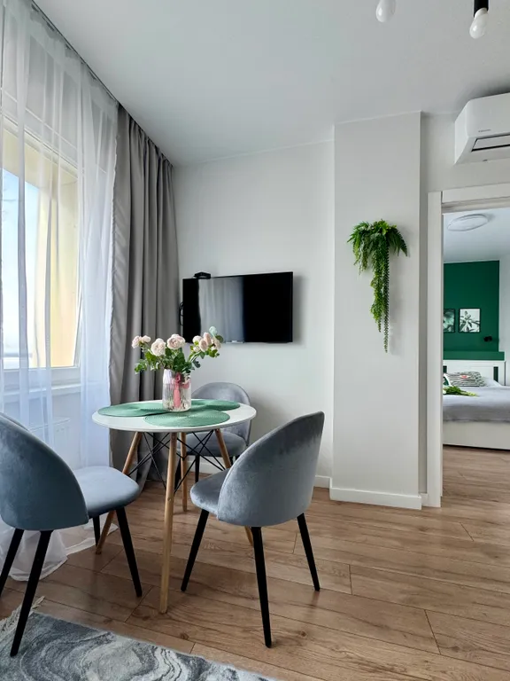 Зелёная квартира с потрясающим видом на город и реку Двину