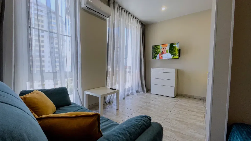 Квартира Апартаменты с балконом с видом на море — Адлер