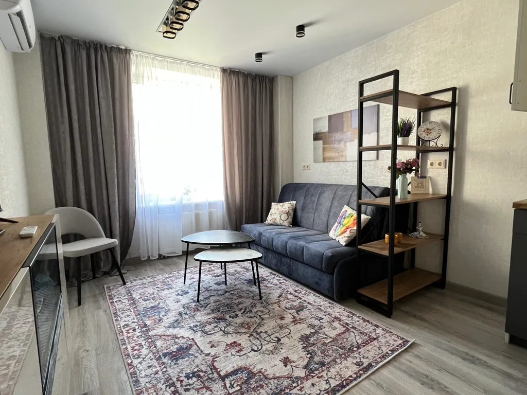 2-комнаты в центре с камином и подземной парковкой