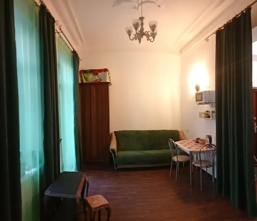 Двушка в старинном особняке у самого парка с двумя балконами