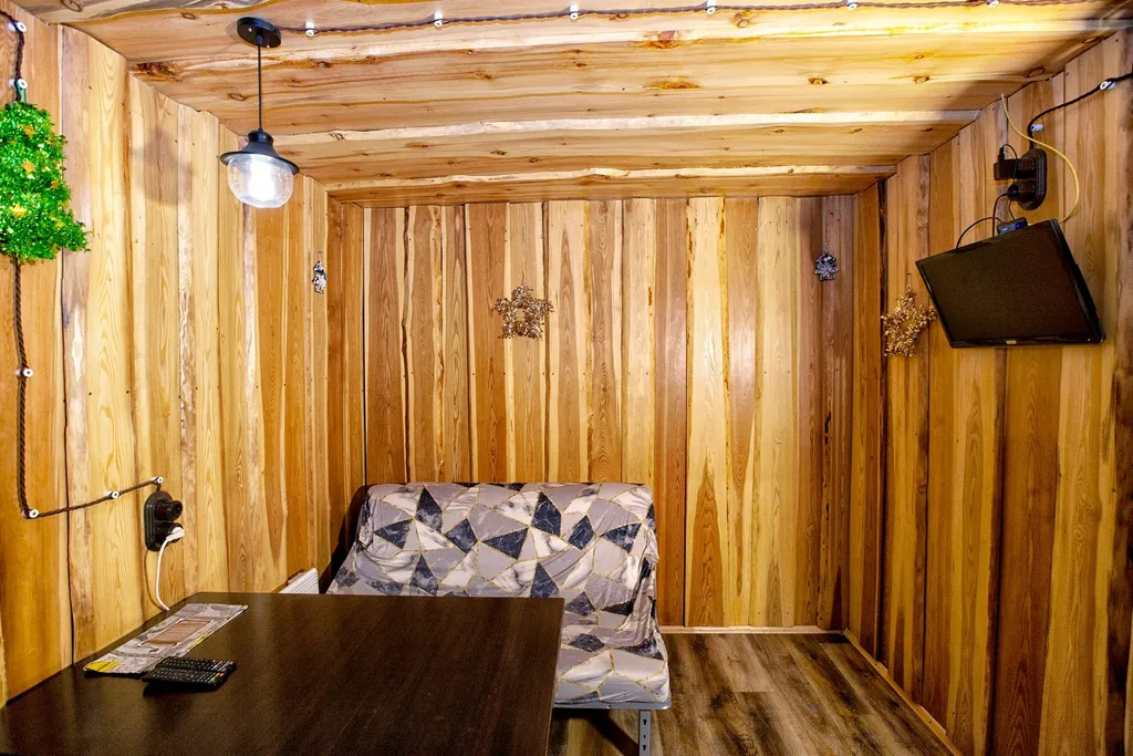 Коттедж Атмосферный Лесной домик, баня на дровах, чан на берегу реки в лесу — Старово