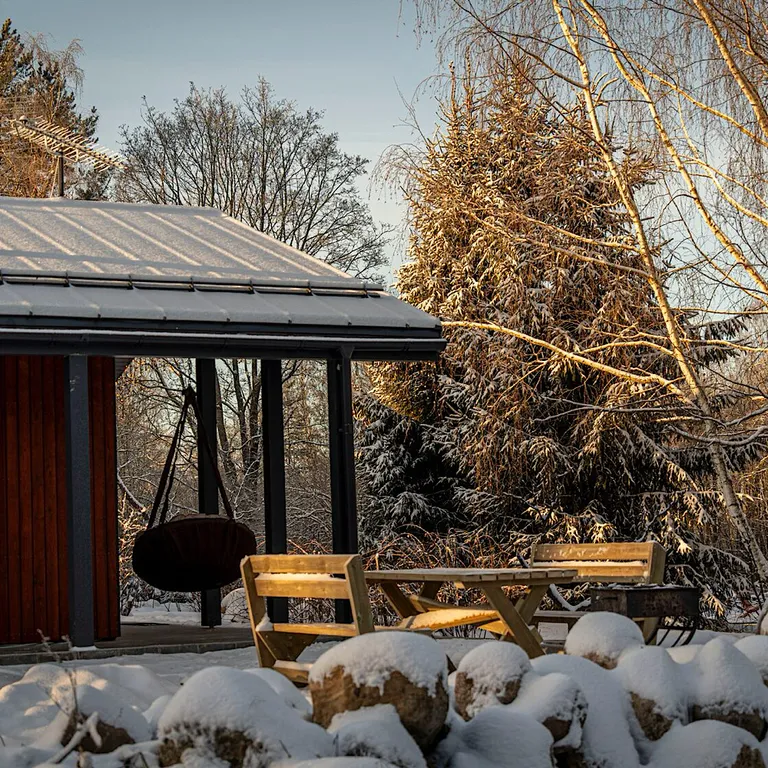 Коттедж Барнхаус на озере с видом на лес — Мичуринское