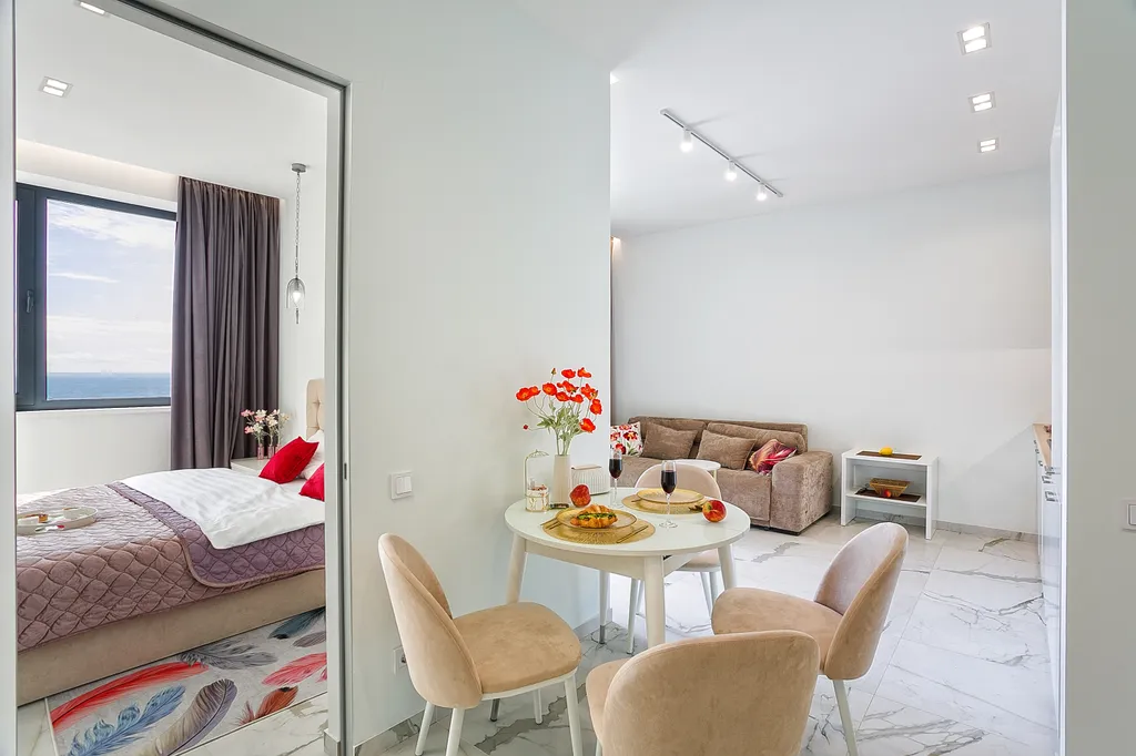 Апартаменты с видом на море в скай плаза