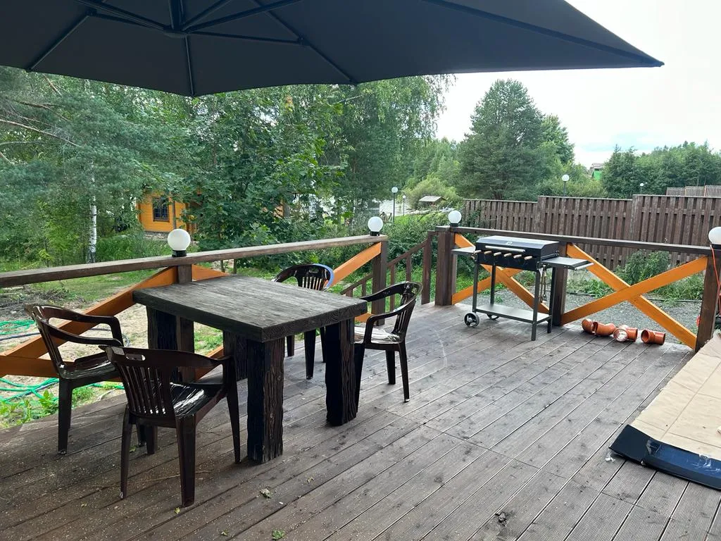 Уютный дом с прекрасным видом на лес и озеро