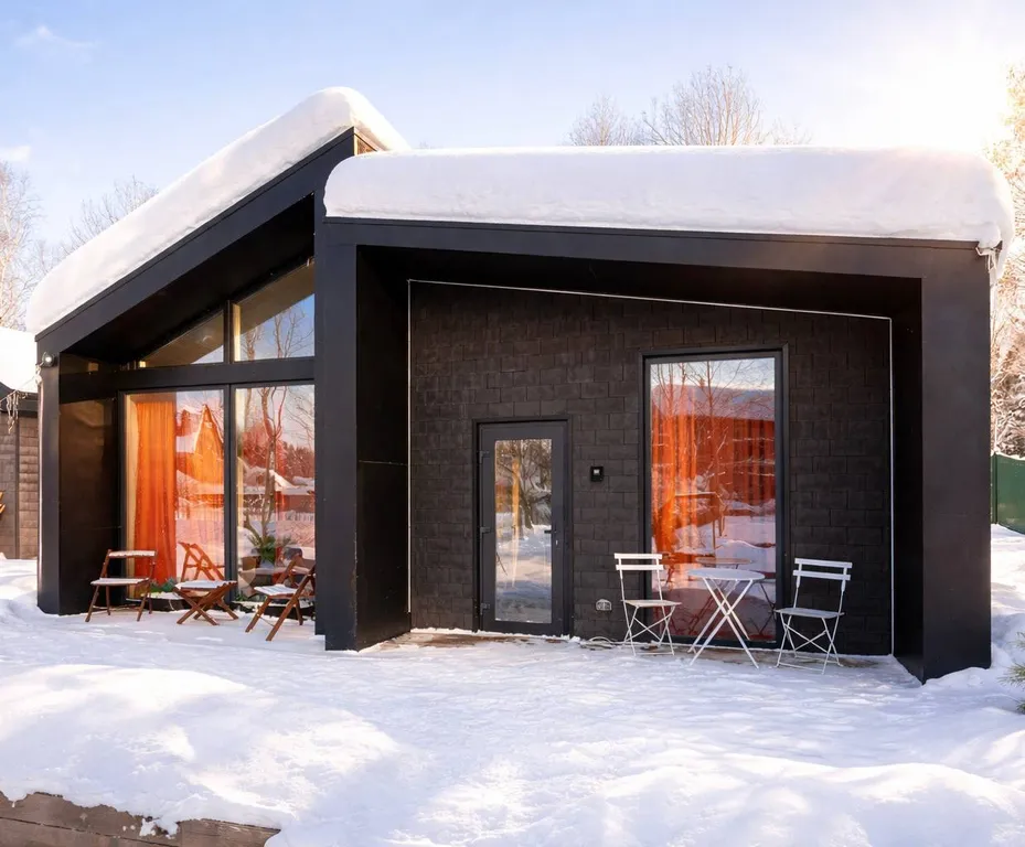 Модный дом с сауной в 13 километрах от МКАД