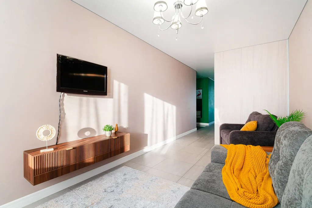 Евро-двушка в новом ЖК - до 3 гостей