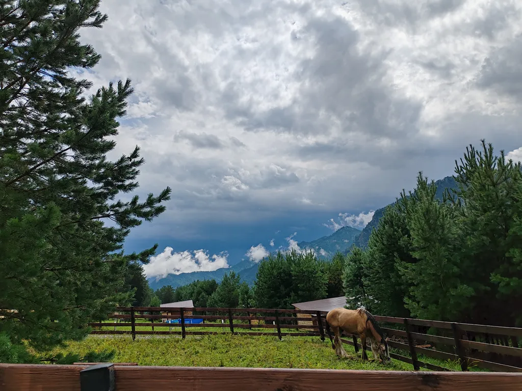 Дом с видом на горы