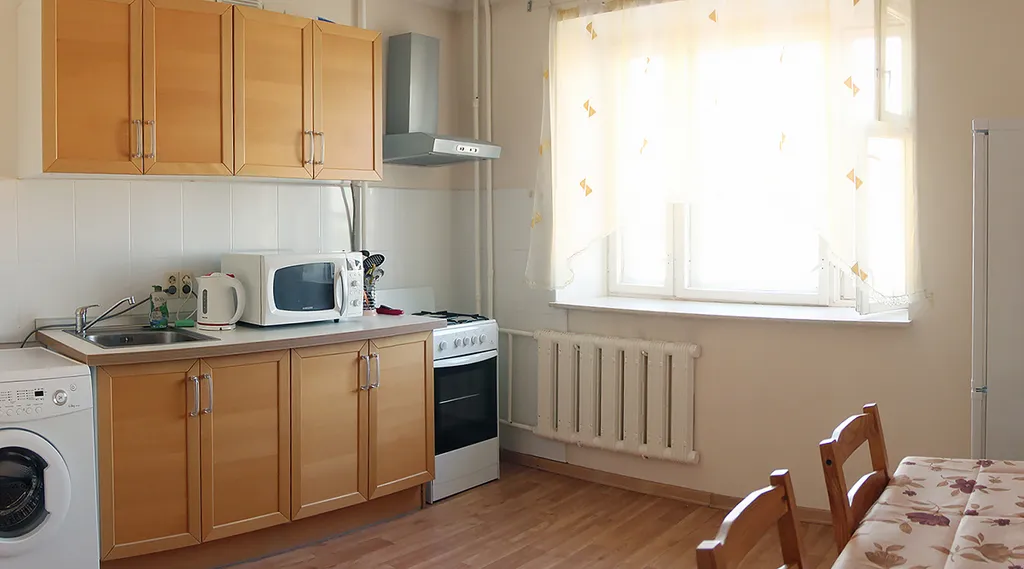 Семейная квартира на Заливе с огромной лоджий и прекрасным видом