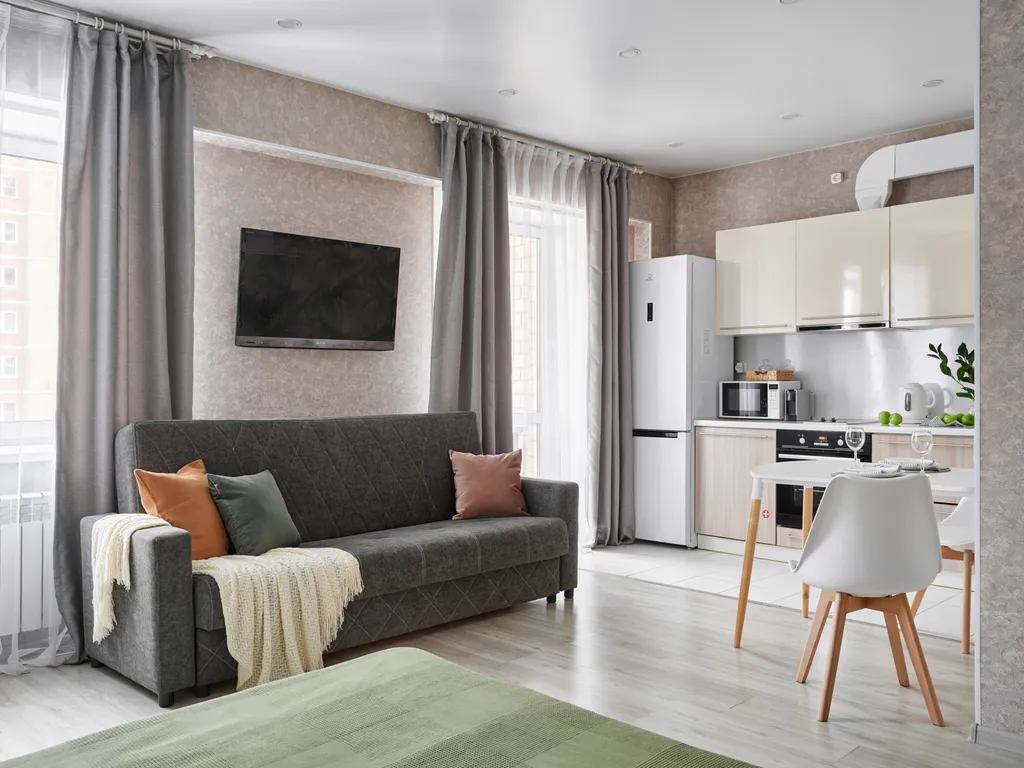 Квартира Квартира Green Vibе Studio самостоятельное заселение — Иркутск