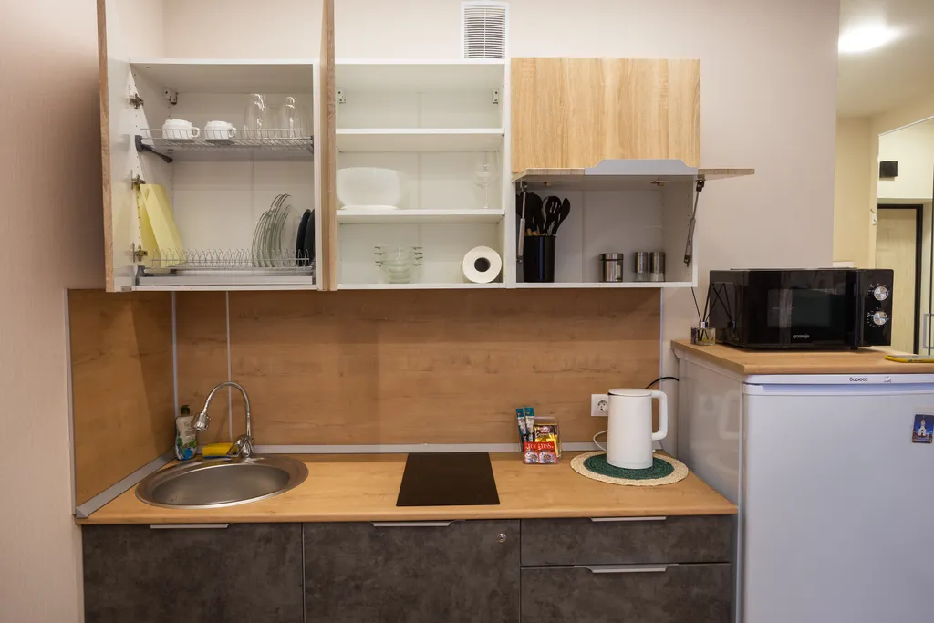 Уютная студия с балконом в шаге от Тинькофф холл и УфаАрена