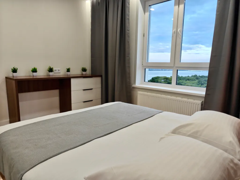 Новая двухкомнатная квартира с незабываемым видом на волгу