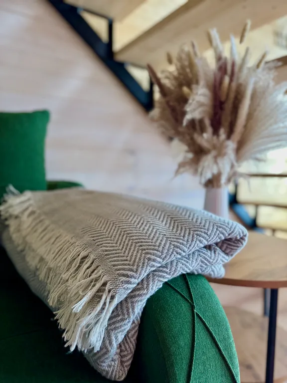 Барнхаус шикарным видом на горы