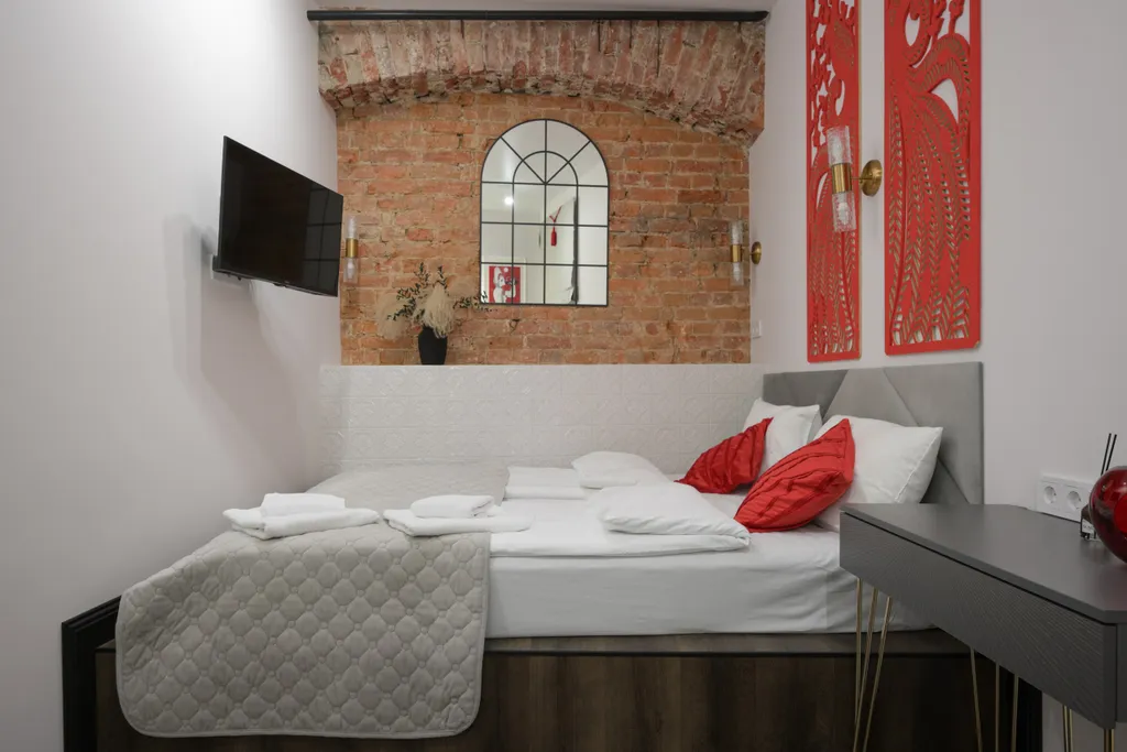 Квартира Квартира Студия 3 с двуспальной кроватью — Санкт-Петербург