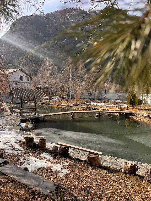 Коттедж Дом с баней и озером — Теберда