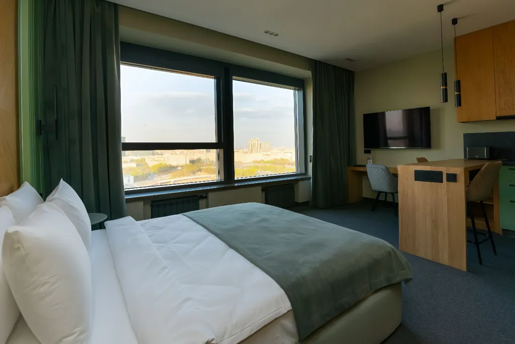 Квартира Квартира Апартамент Полулюкс с роскошным видом на Москва Сити и город — Москва