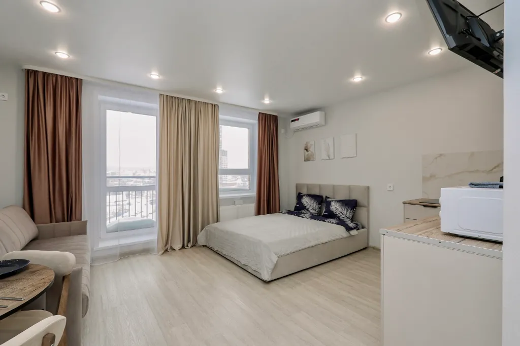 Шикарная студия с новым ремонтом для 4 гостей в Покровском районе