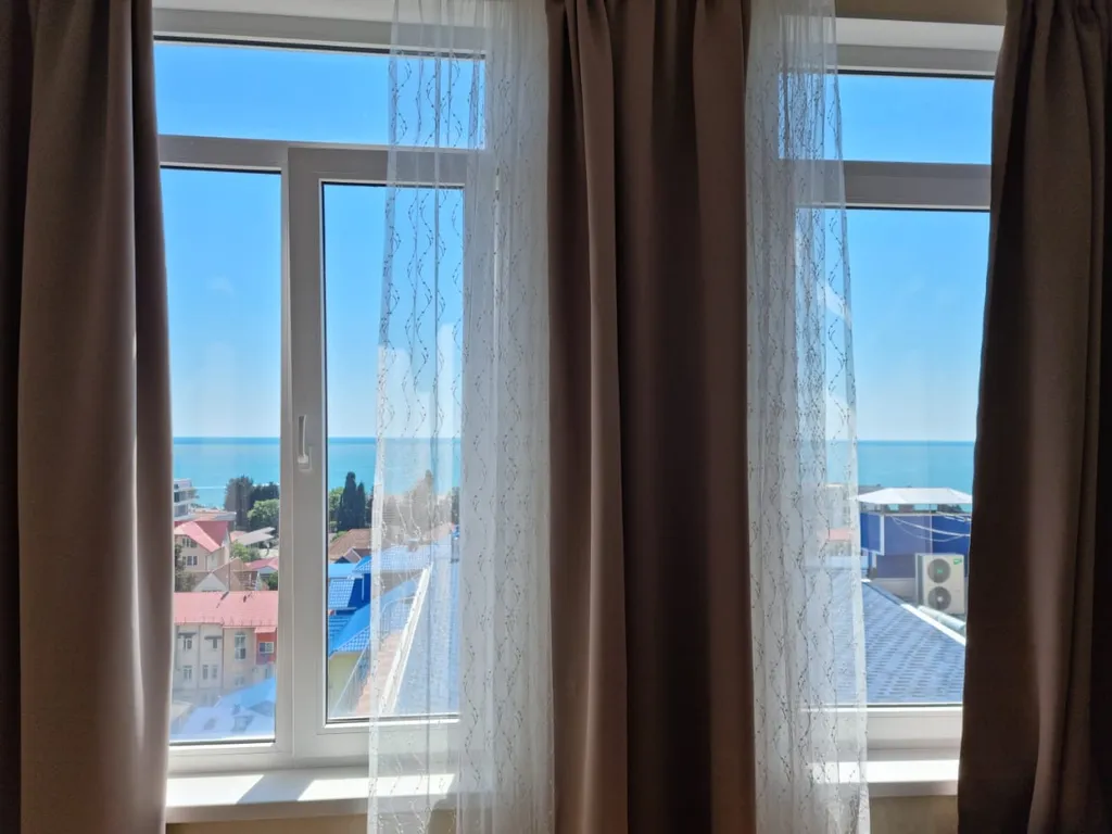 Квартира Квартира Великолепный вид на море, евродвушка рядом с пляжем — Адлер