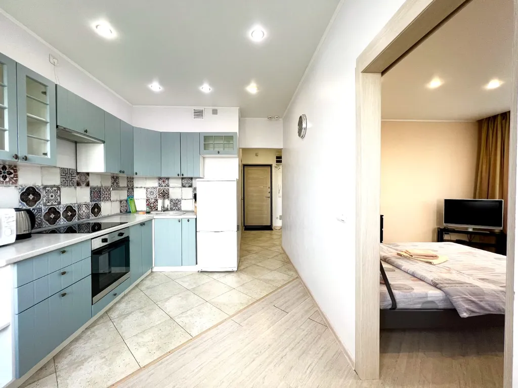 1-к квартира на Хрустальной в новом доме