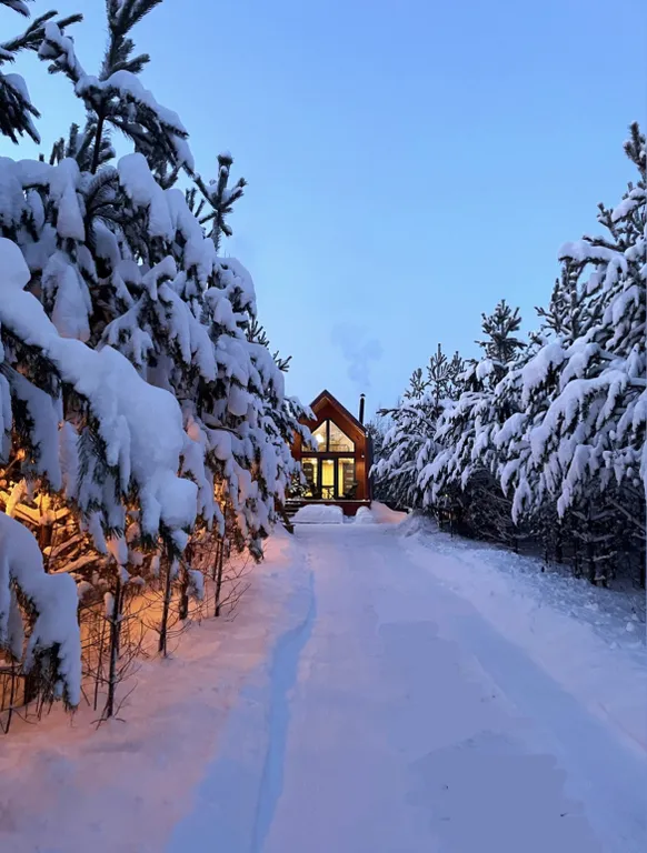 Отдых в лесу с баней и чаном