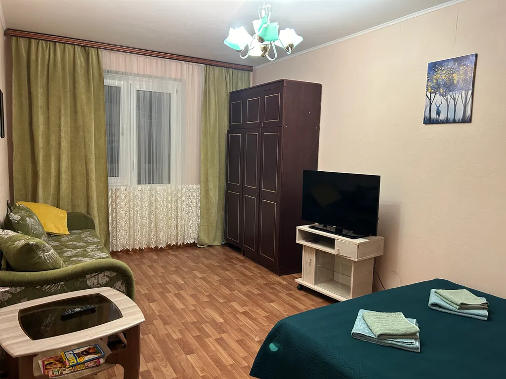 Чистая уютная квартира с видом на Знаменскую рощу