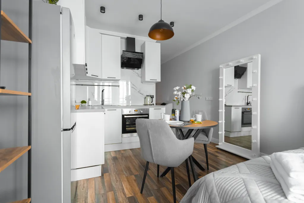 Квартира Квартира Gray stone на на 30 этаже небоскреба Савеловский Сити — Москва