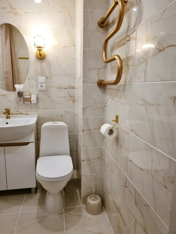 Квартира с дизайнерским ремонтом