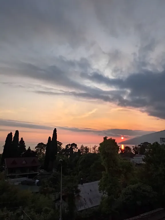 Квартира Уютная комната с шикарным видом на море, с балконом — Гагра