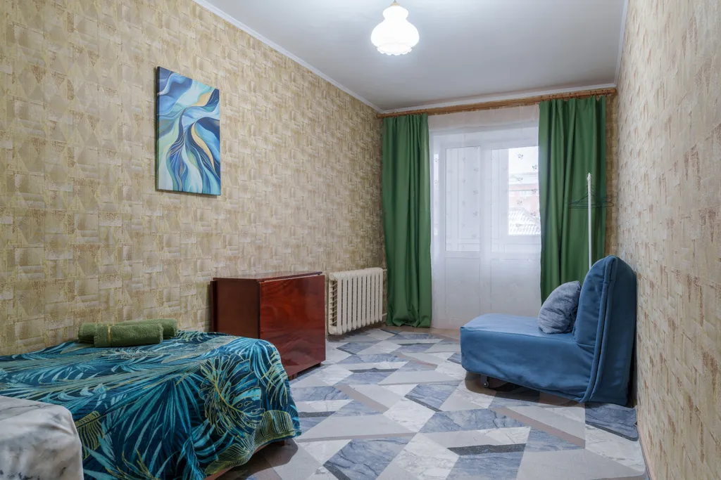 Уютная 2х-комнатная квартира(6 гостей 4 спальных места)