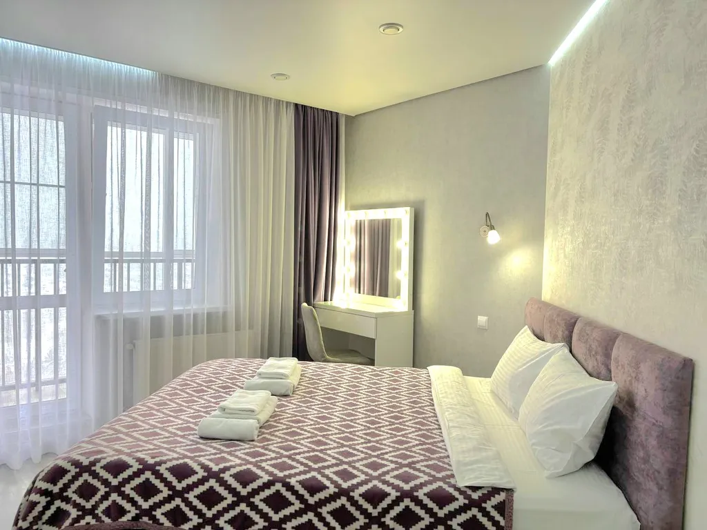 Премиум с красивым видом на город, 2 кондиционера, 2 ТВ, гостин.сервис