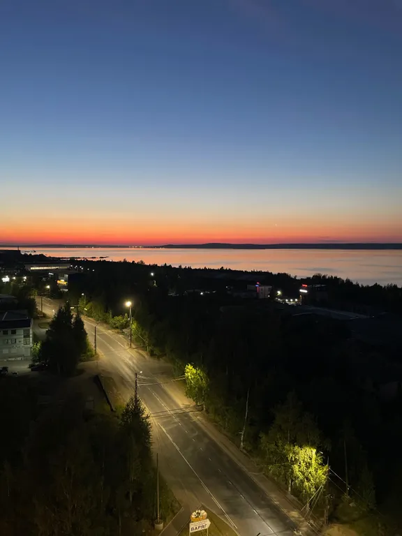 Уютная двухкомнатная квартира с видом на Онежское озеро