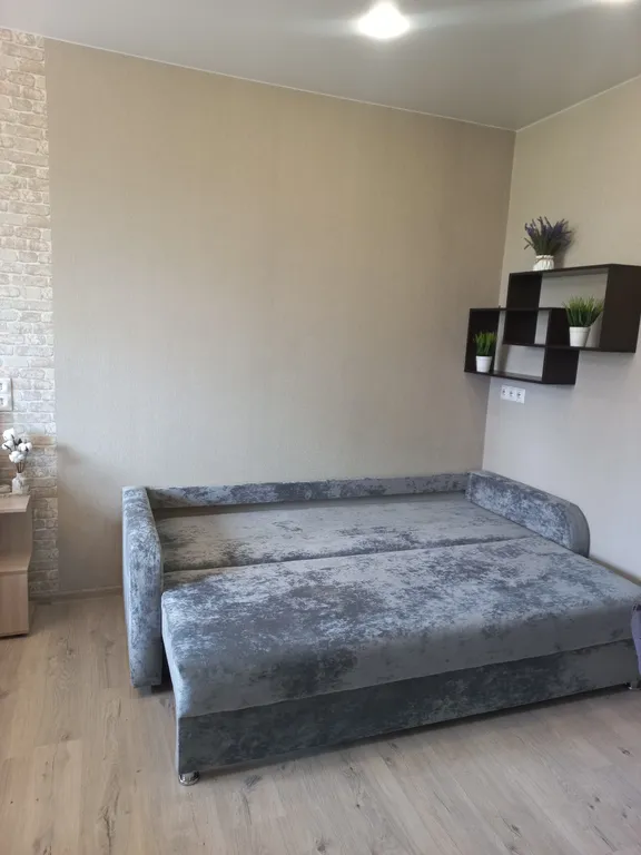 Большая, солнечная студия с перегородкой