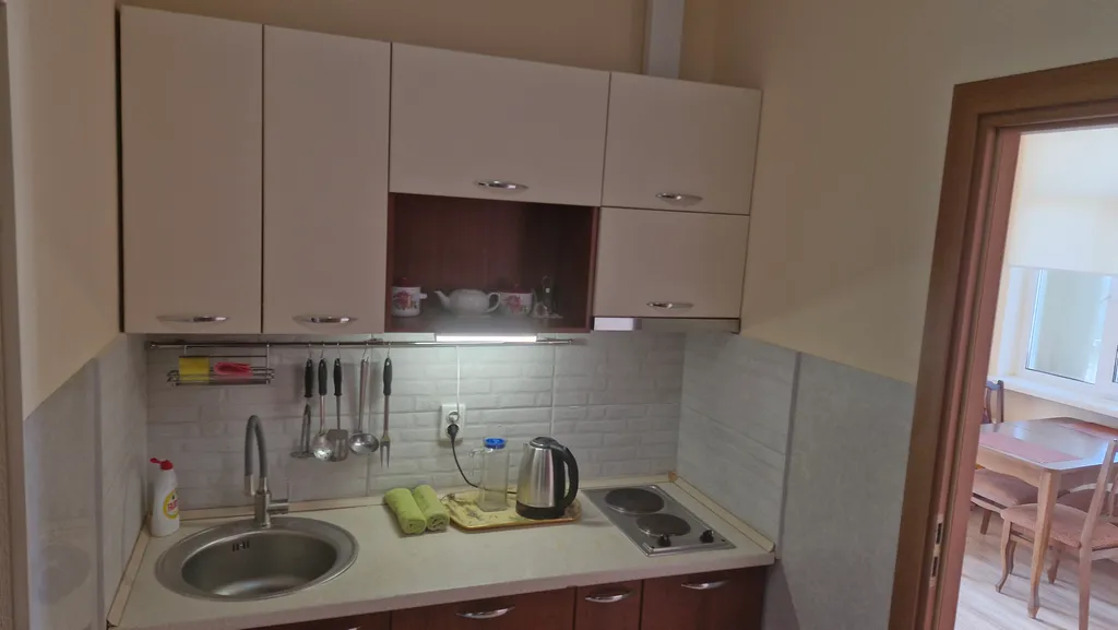 Стильная 1-комнатная квартира с панорамой на горы