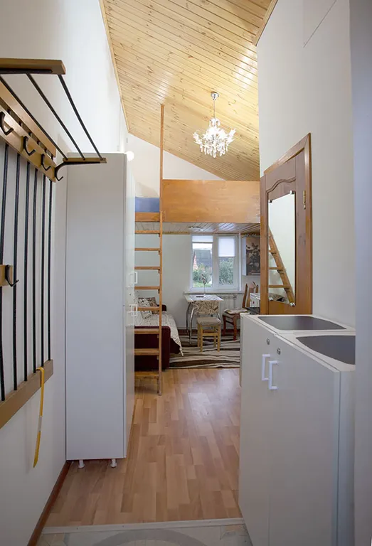 Квартира Квартира Двухуровневая студия, рядом с аэропортом Шереметьево — Лобня