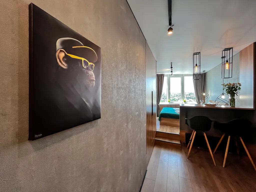 Студия на 24 этаже с видом на Дон