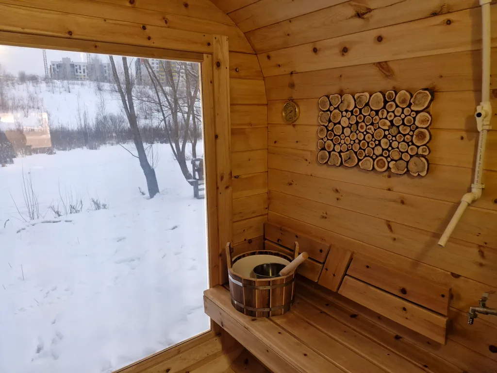 Коттедж А-фрейм с видом на озеро и лес — Казань