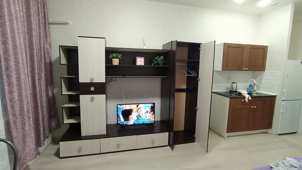 Уютная студия с видом на парк