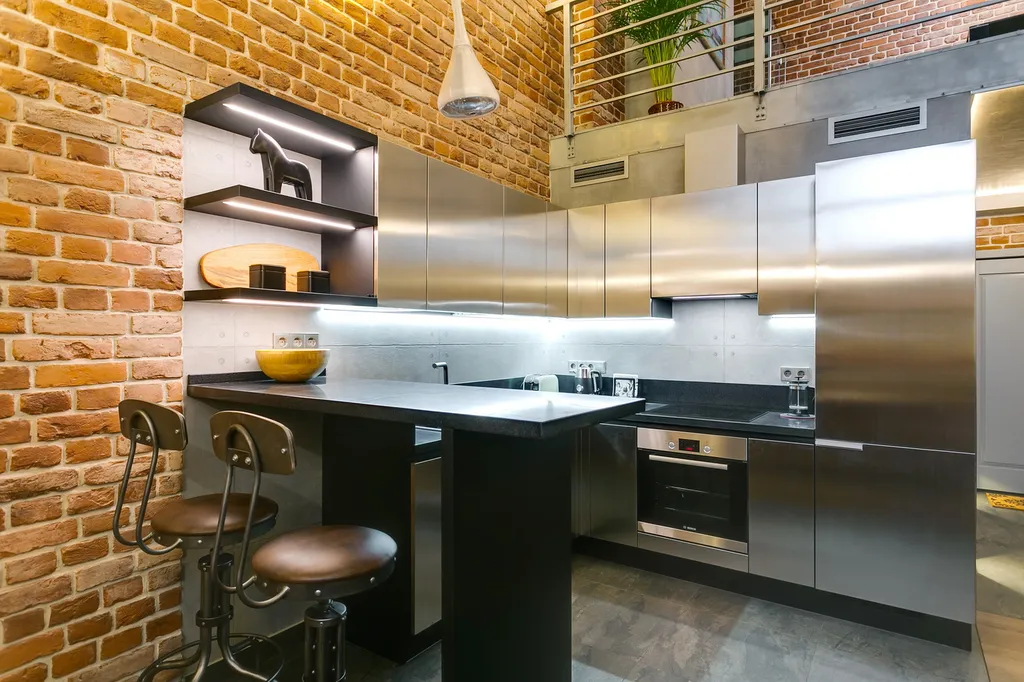 Квартира Квартира Уютный двухуровневый лофт Smart Host на острове Балчуг — Москва