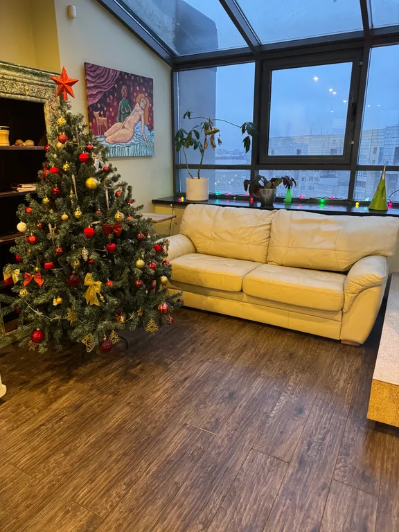 Пентхаус с террасой и видом на город