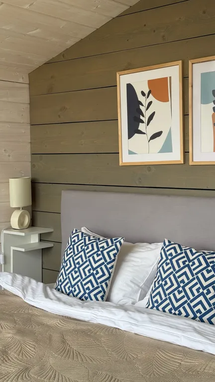 Панорамный дом с камином в престижном поселке