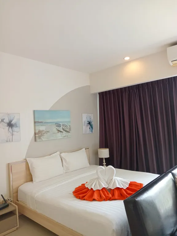 Карон. Студия с видом на горы в знаменитом Chic Condo, 4 этаж