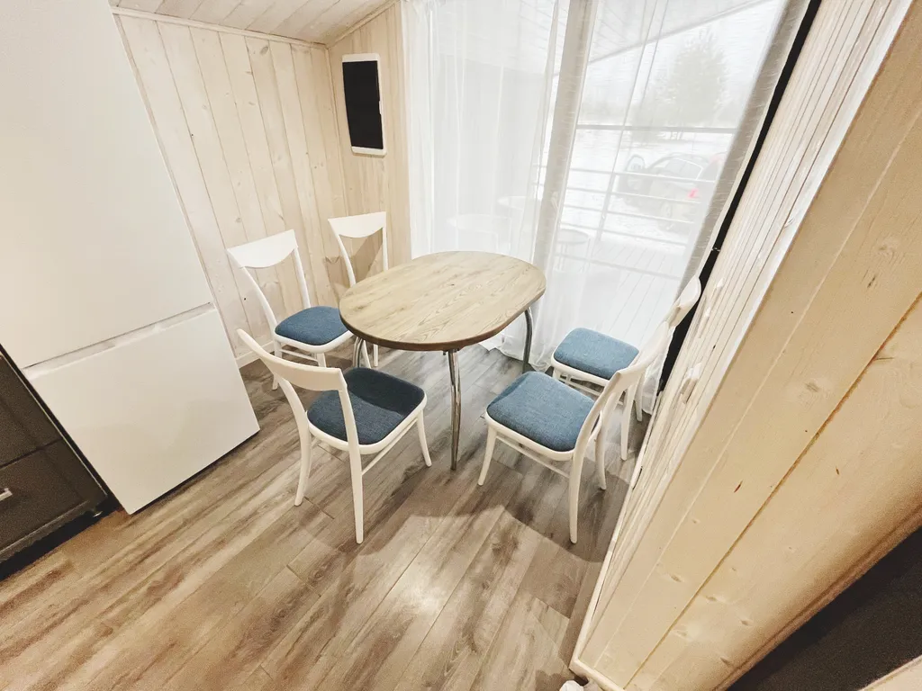 Уютный дом в скандинавском стиле среди сосен с сауной