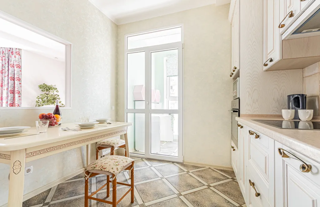 Квартира Квартира стиль и спокойствие, ортопедический матрас, smart tv и панорамное окно — Краснодар