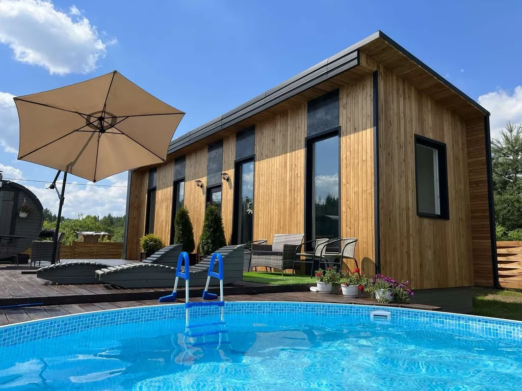 Коттедж Бунгало Эко Premium из дерева с бассейном — аренда посуточно в Минск