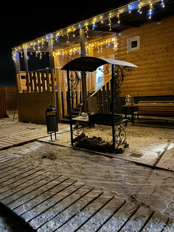 Дом с баней в доме с видом на лес и водохранилище