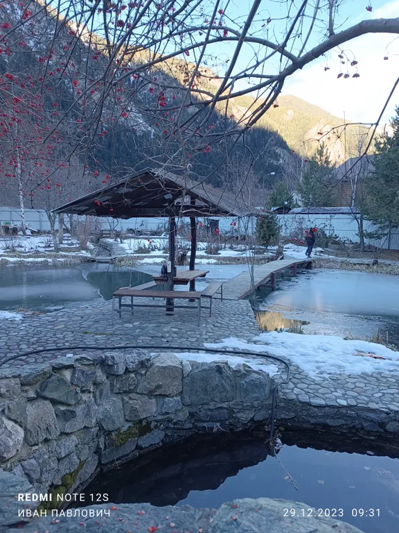 Коттедж Дом с баней и озером — Теберда