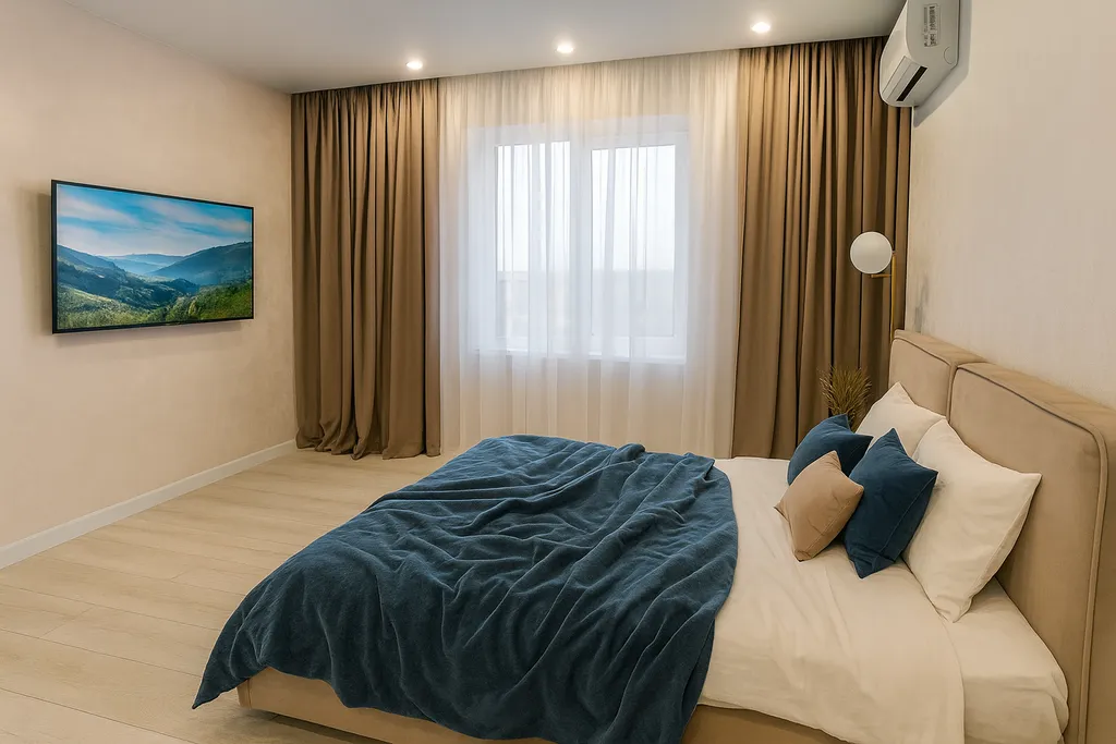 Квартира Уютная квартира в Жигулиной роще возле ТЦ Меганом — Мирное