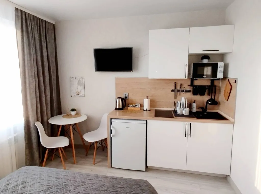 Уютная студия в современном стиле