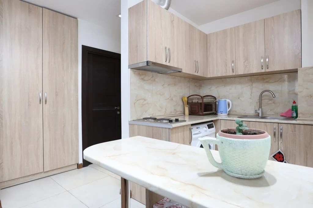 Квартира с 1 спальней и балконом в центре города