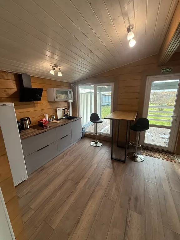 Дом в лесу из клеенного бруса